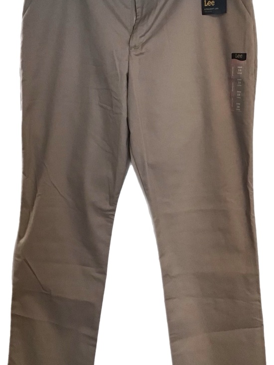 Lee Pants - Lee Women's Straight Leg Chinos in Taupe